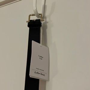 & Other Stories Black Leather Belt - NWT